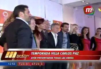 Pedro en presentación de Mansión Imposible en MShow - 13 de Noviembre