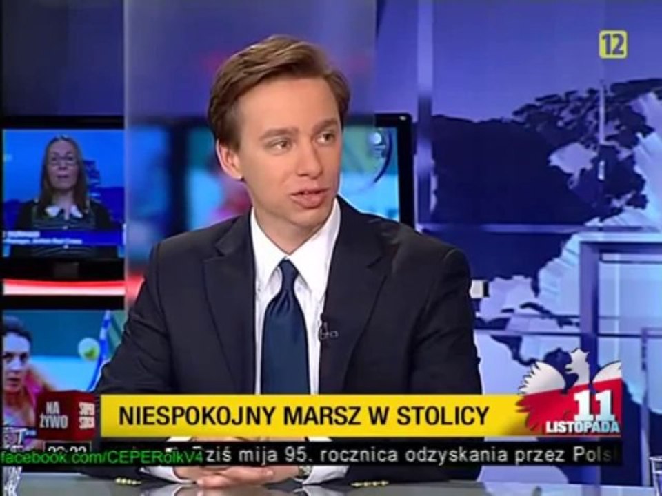 Krzysztof Bosak (RN) o Marszu Niepodległości 2013 (11.11.2013)