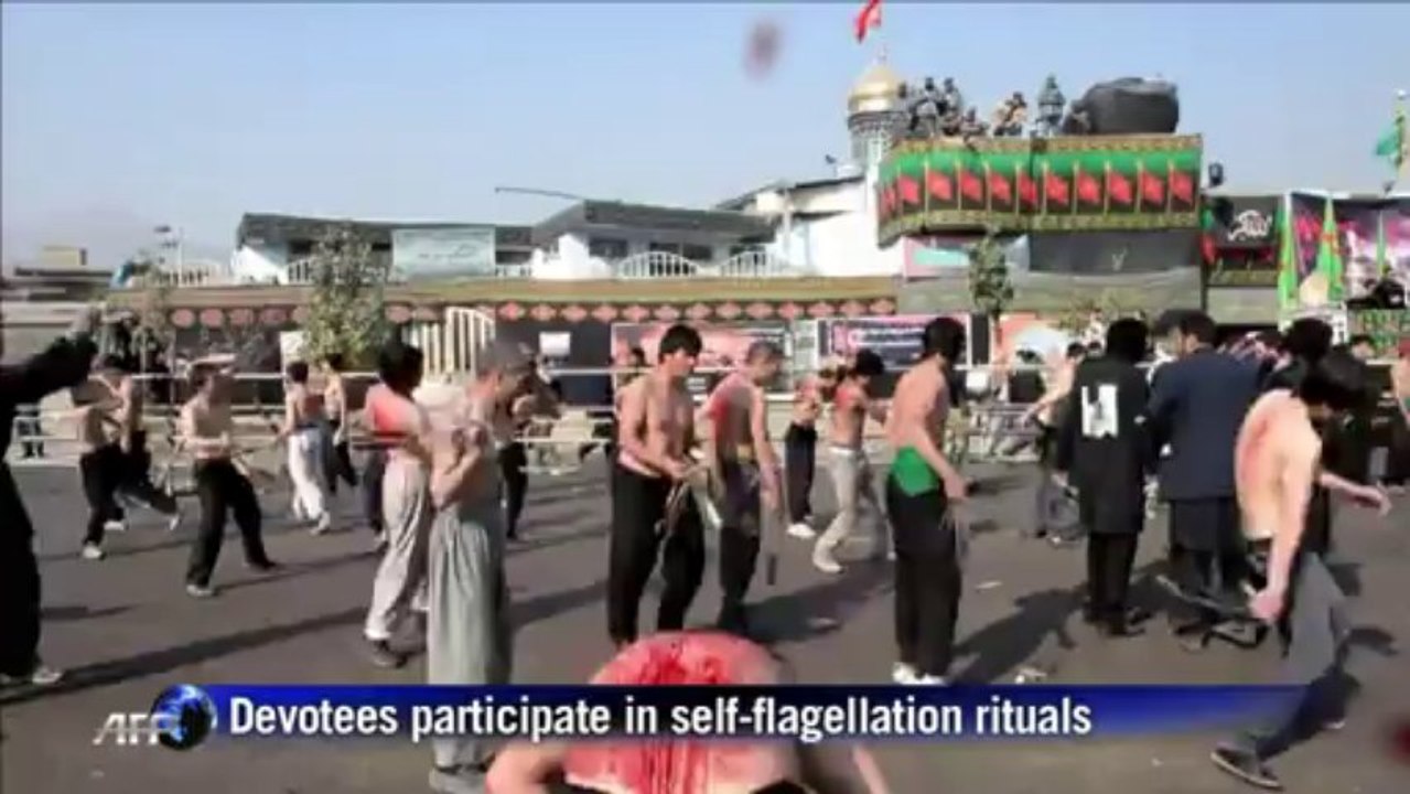 Shiite Ashura rituals in the streets of Kabul