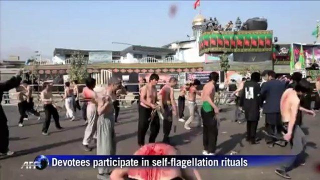 Shiite Ashura rituals in the streets of Kabul