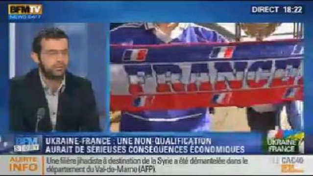 BFM Story: Ukraine-France: les enjeux économiques du football mondial - 15/11
