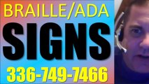 Braille ADA Signs-ADA Braille Signs Winston Salem