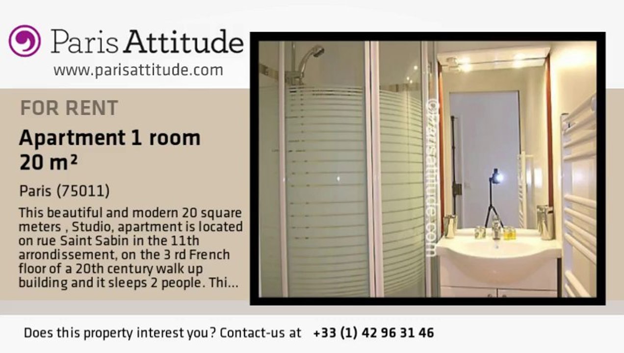 Studio Apartment for rent - Bastille, Paris - Ref. 6989