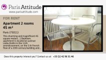1 Bedroom Apartment for rent - Voltaire, Paris - Ref. 6012