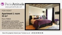 Studio Apartment for rent - Palais Royal, Paris - Ref. 8367