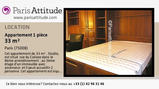 Appartement Studio à louer - Champs Elysées, Paris - Ref. 5497