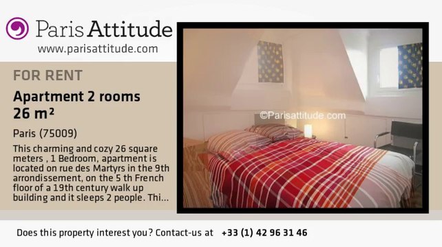 1 Bedroom Apartment for rent - Poissonnière, Paris - Ref. 2416