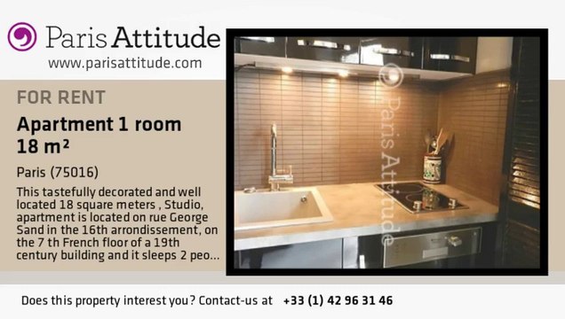 Studio Apartment for rent - Jasmin, Paris - Ref. 8385