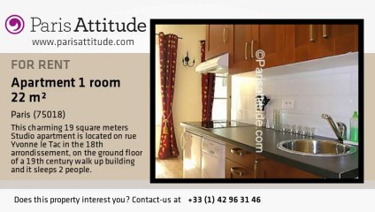 Studio Apartment for rent - Sacré Cœur, Paris - Ref. 3641