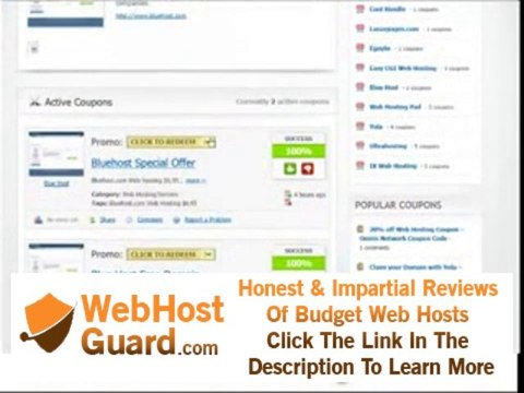 Blue Host Coupon 2013 Webhosting Coupon Code