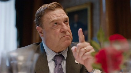 John Goodman and Cynthia Nixon In A Scene From "Alpha House"