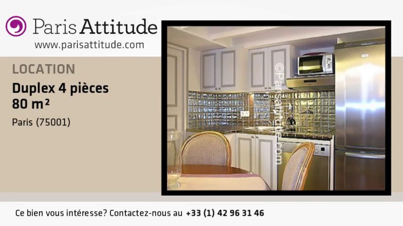 Duplex 3 Chambres à louer - Palais Royal, Paris - Ref. 4400