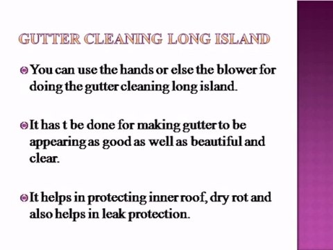 Gutter cleaning Long Island