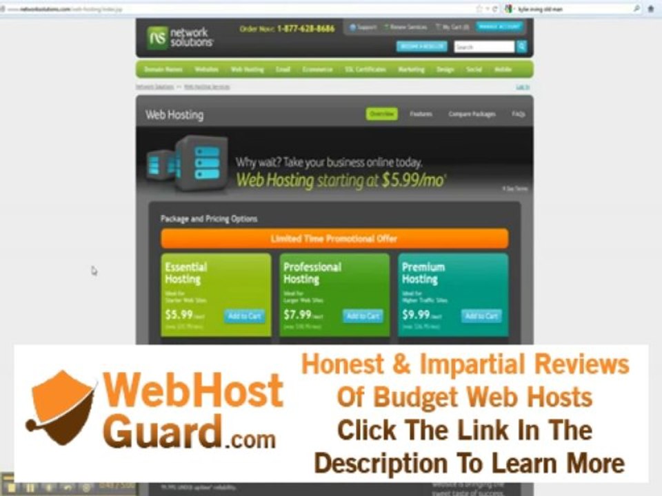Network Solutions Web-Hosting Migration Over-Priced!
