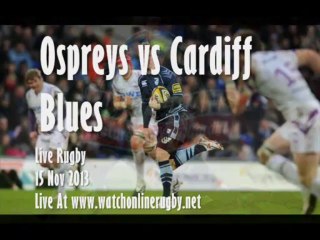 Watch Ospreys vs Cardiff Blues Live On Tv