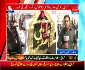 Karachi: Thousands of mourners are holding processions on Muharram 9