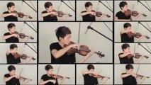 Reprise du Thème du TRONE DE FER au violon. Magique! A GAME OF THRONE theme.