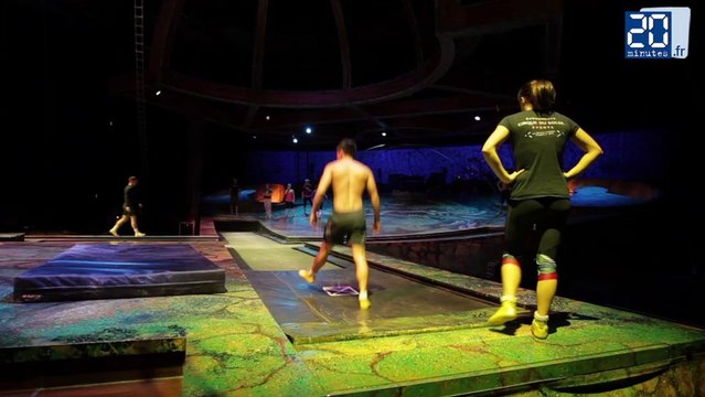Répétitions du spectacle Alegria du Cirque du Soleil à Lille...