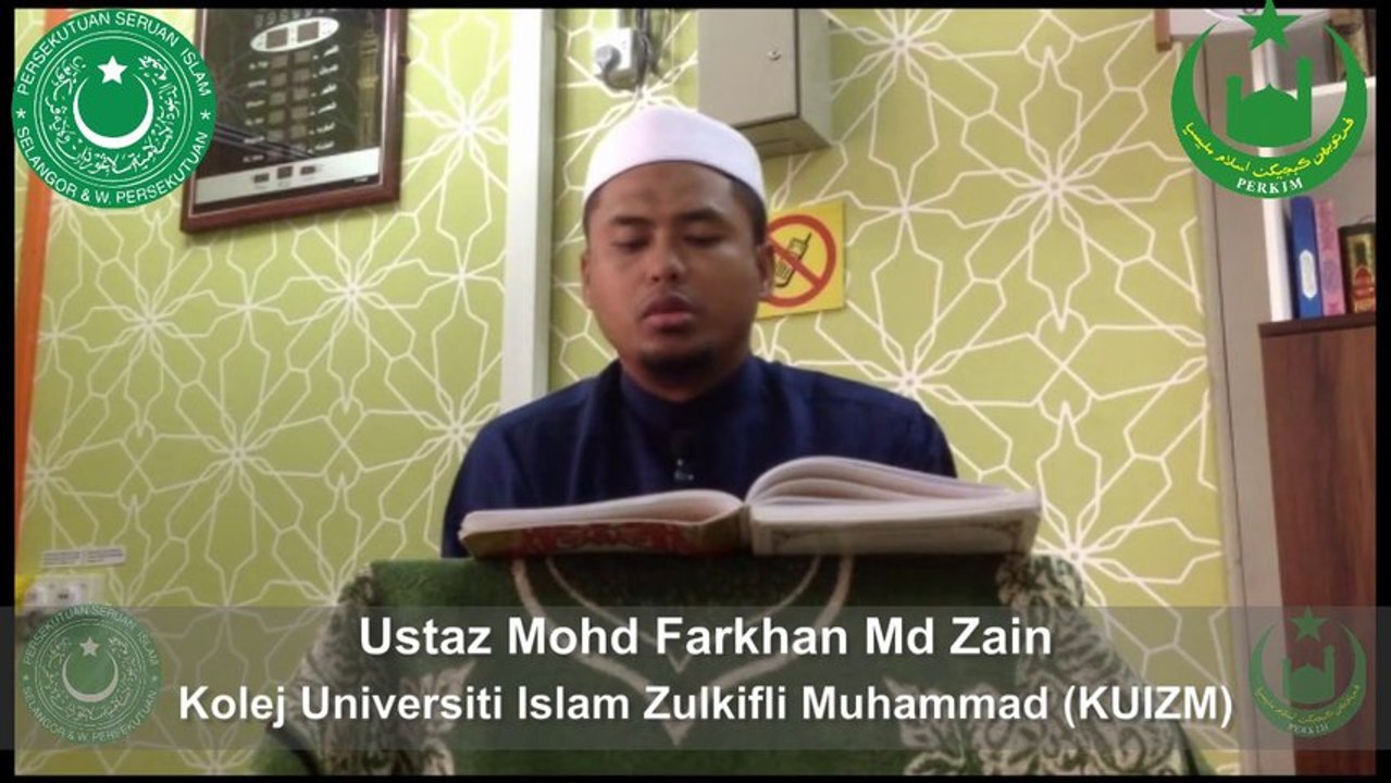 Iman Dan Kehidupan (Siri 27) - Ustaz Mohd Farkhan Md Zain [SURAU BANGUNAN PERKIM] - 14 NOV 2013