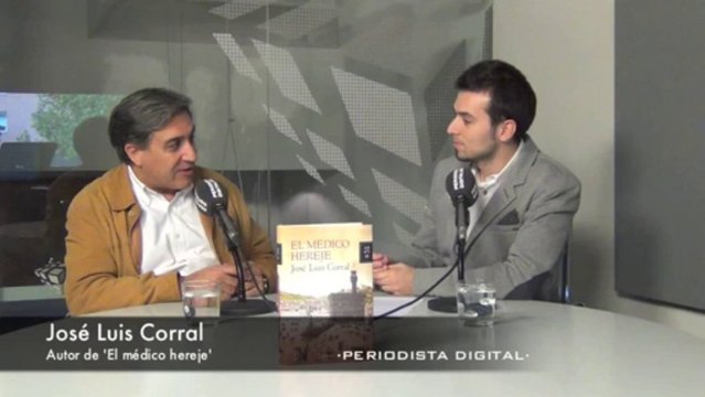 José Luis Corral, autor de 'El médico hereje'. 13-11-2013