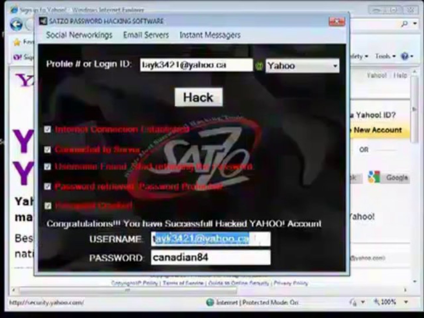 Latest Yahoo Password Hacking Software 2013 -1