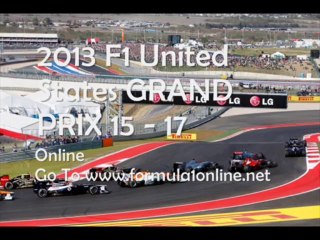 F1 United State GRAND PRIX 2013 Live Telecast