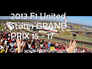F1 United State GRAND PRIX 2013 Live