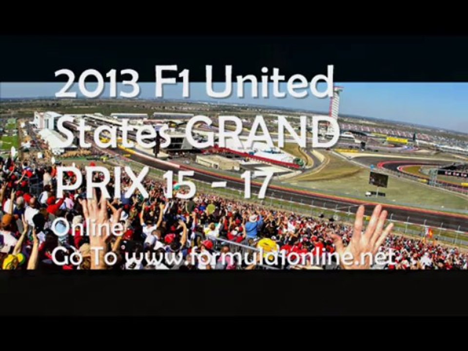 F1 United State GRAND PRIX 2013 Full Race
