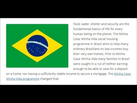 Minha casa minha vida brazil – Helping Brazilian Families to Buy a Home