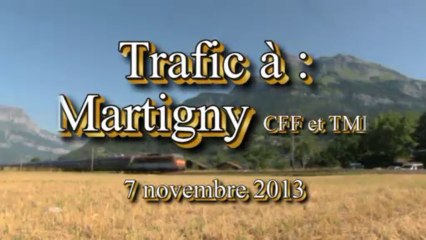 Trafic à Martigny CFF et TMR