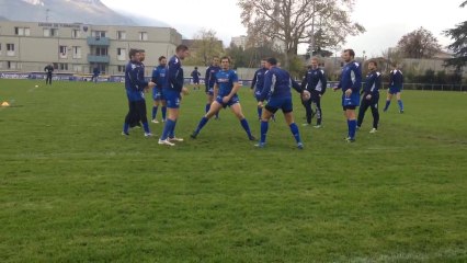 Échauffement dans la bonne humeur au FCG