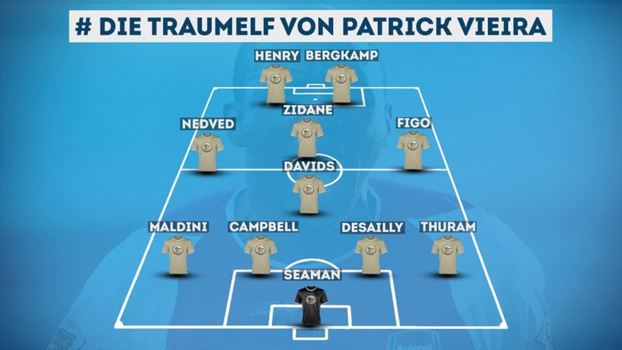 Die Traumelf von Patrick Vieira
