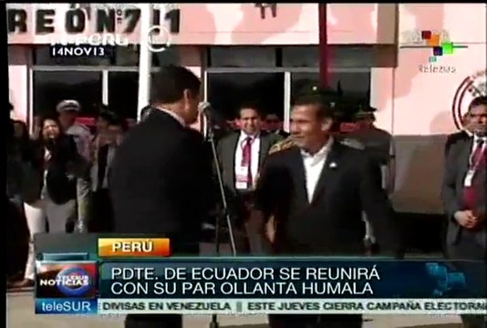 Presidentes de Ecuador y Perú se reúnen para fortalecer integración
