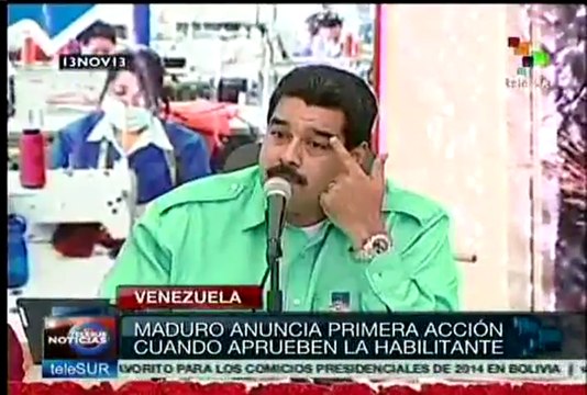 Presidente Maduro espera aprobación de Ley Habilitante