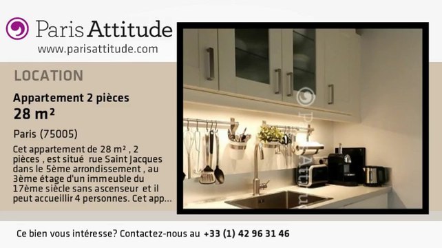 Appartement 1 Chambre à louer - Quartier Latin/St Michel, Paris - Ref. 7825