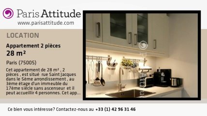 Appartement 1 Chambre à louer - Quartier Latin/St Michel, Paris - Ref. 7825