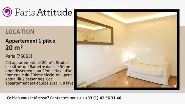 Appartement Studio à louer - Musée Picasso, Paris - Ref. 8795