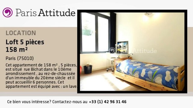 Loft 4 Chambres à louer - Canal St Martin, Paris - Ref. 8547