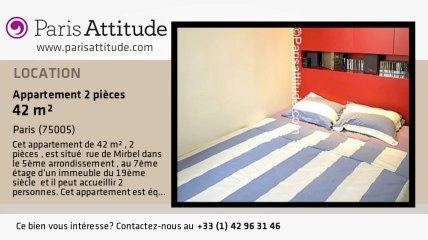 Appartement 1 Chambre à louer - Place Monge, Paris - Ref. 3637