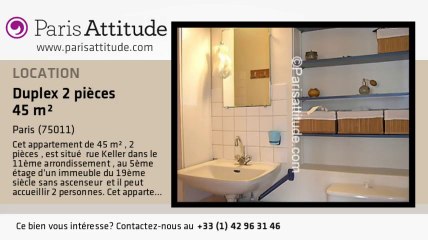 Duplex 1 Chambre à louer - Voltaire, Paris - Ref. 6470