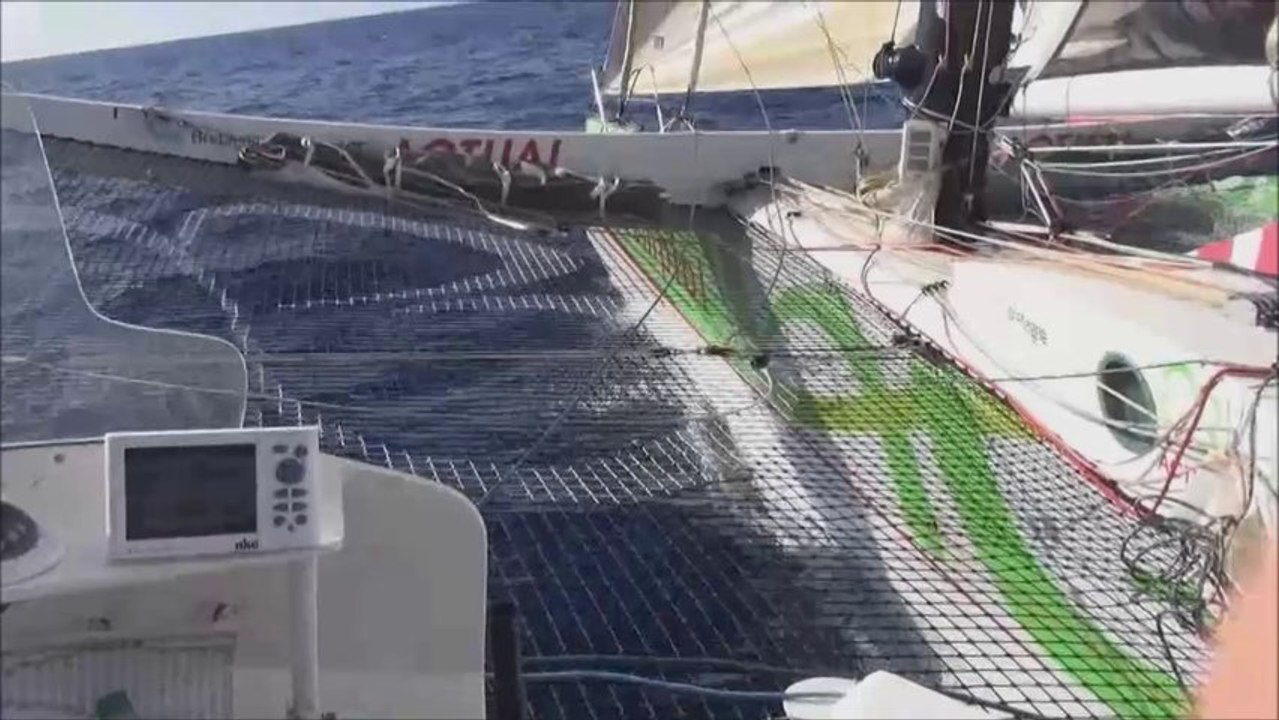 Jour 8 - Actual (Multi 50) - Transat Jacques Vabre 2013