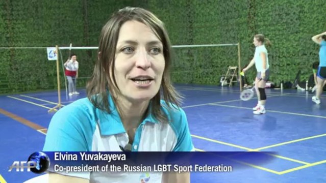 Russian homosexuals fight prejudice with sport