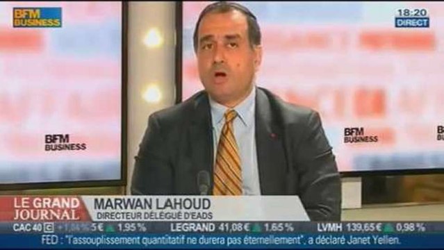 Marwan Lahoud, directeur général délégué à la stratégie et au marketing d'EADS, dans Le Grand Journal - 14/11 2/4