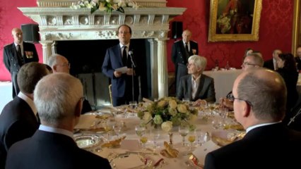 Hollande à Monaco pour une visite officielle de travail