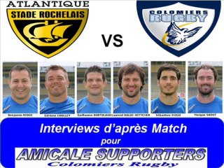 Interviews2 Joueurs La Rochelle-Colomiers 9.11.13