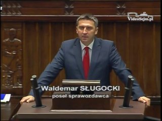 Waldemar Sługocki - wystąpienie z dnia 11 października 2013 r.