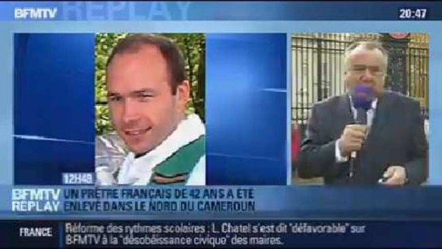 BFMTV Replay: l'enlèvement du père Georges Vandenbeusch au Cameroun - 14/11