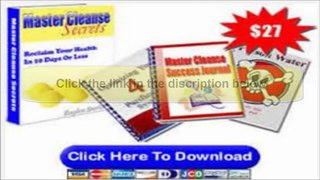 master cleanse secrets review:Watch this before you buy!
