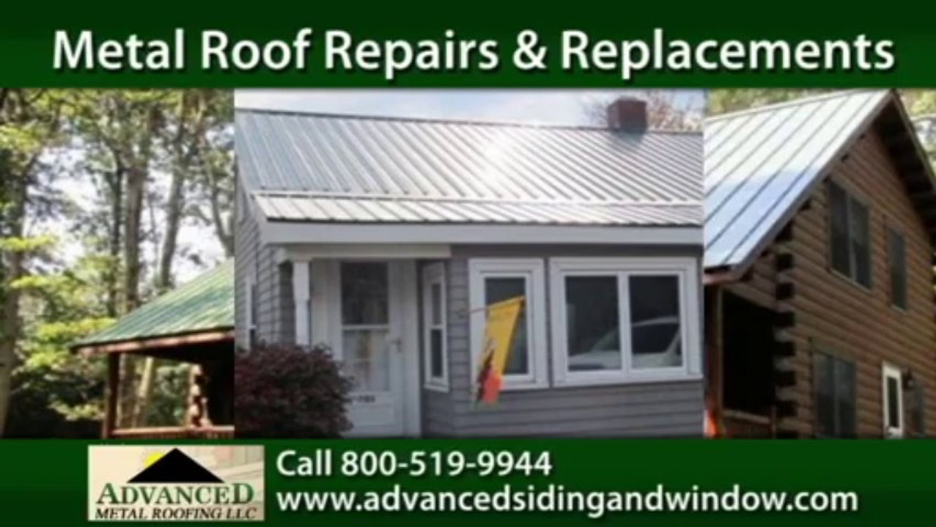 ⁣Metal Roof Repairs in Maine | Advanced Metal Roofing