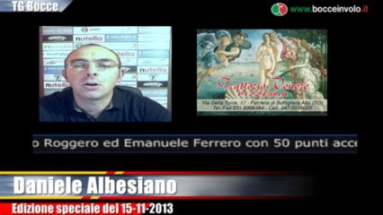 TG Bocce in Volo - Edizione Straordinaria del 15 novembre 2013